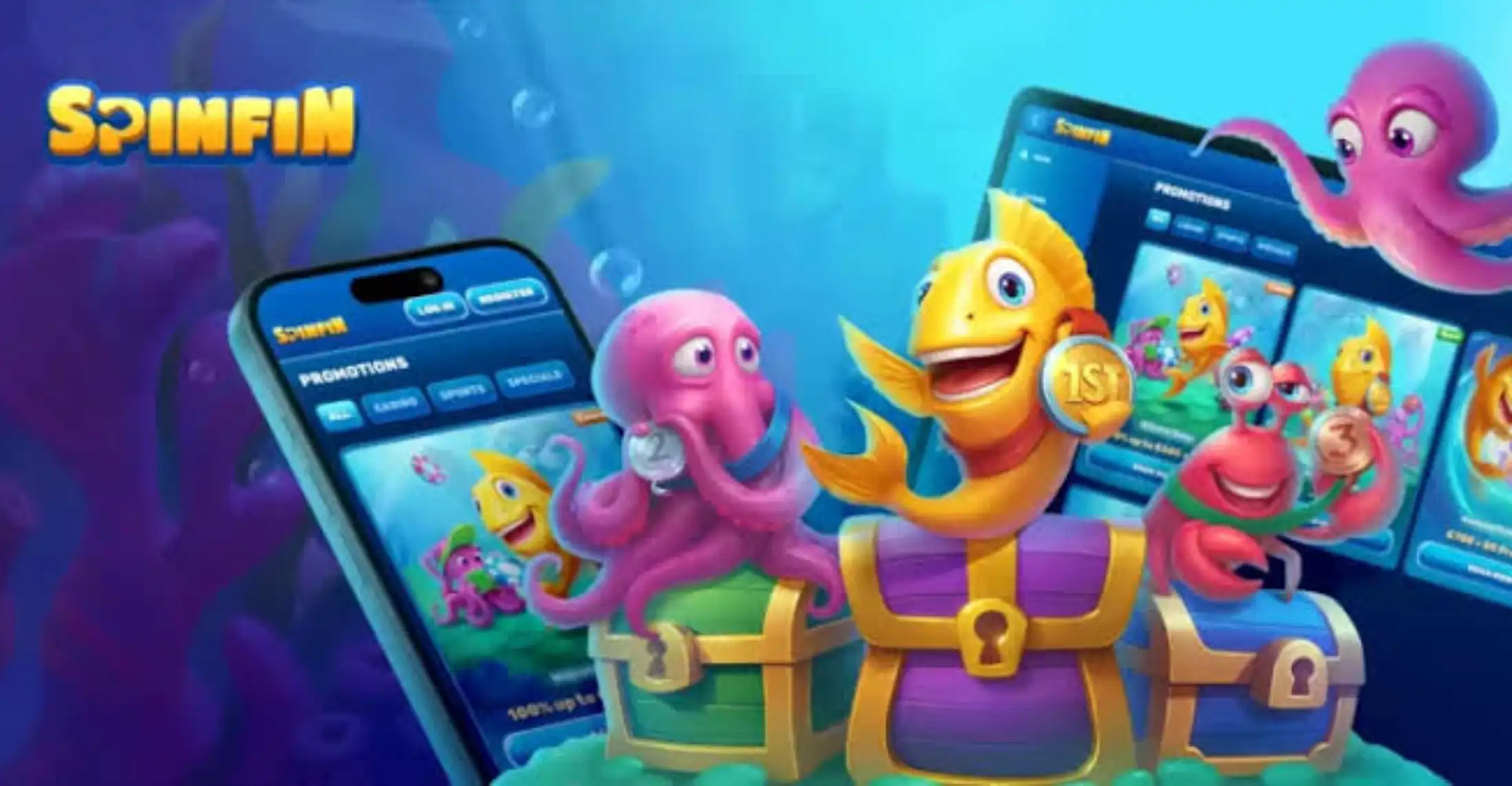 Spinfin Casino App-Screenshot